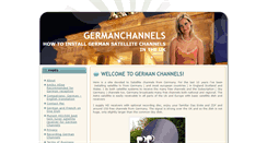 Desktop Screenshot of germanchannels.co.uk