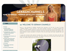 Tablet Screenshot of germanchannels.co.uk